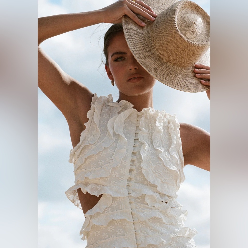 Sabo skirt - Elios Dress in white